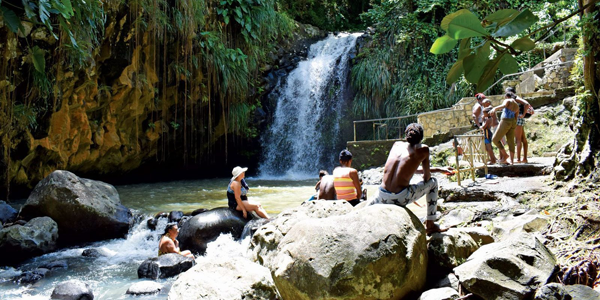 Annandale Water Falls in Grenada