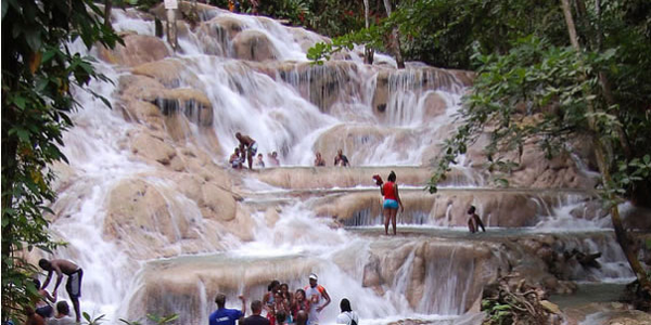 Dunns River Fall in Jamaica