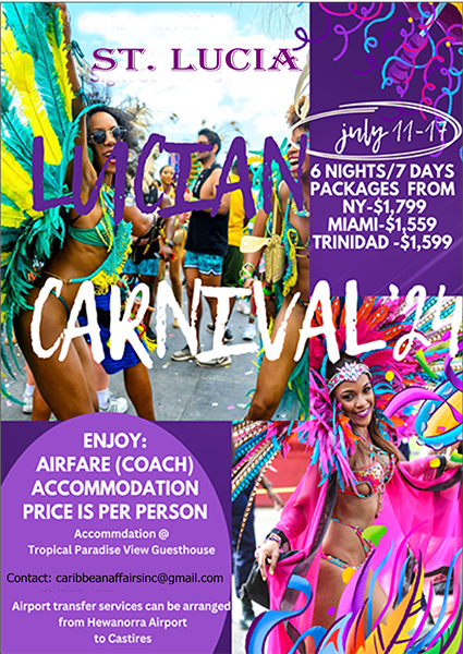 St. Lucia Carnival Package